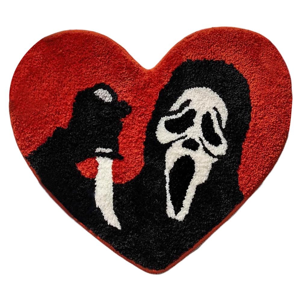 

Home Decoration VIKAMA Halloween Cartoon Faux Cashmere Carpet Water-Absorbing Bathroom Non-Slip Mat