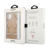 Guess Guhcp13Shflsd Iphone 13 Mini 5,4Złoty/Gold Hardcase Flower Strap