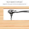 72 Teeth Mini 1/4 Inch Spanner Single-Ended Torque Ratchet Wrench Spanner Portable Repair Tools For Vehicle Bicycles