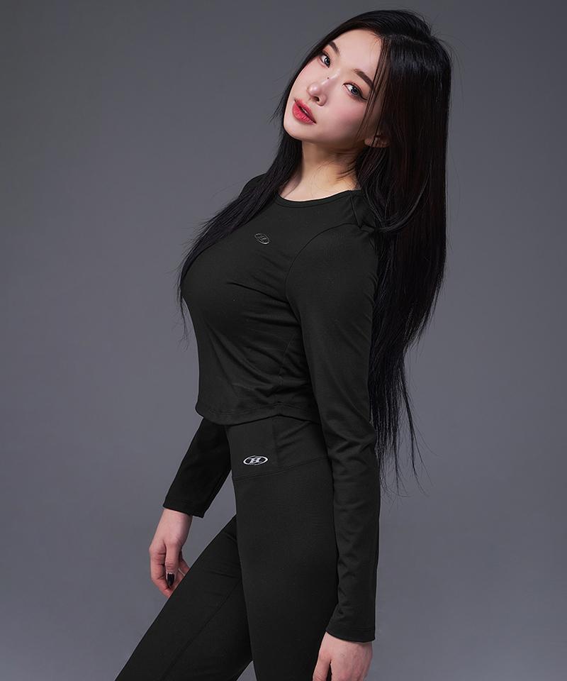 BORN TO WIN W B-Soft Easy Long Sleeve [Black]