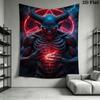 Dark Reaper Tapestry Gothic Grim Reaper Wall Hanging Tapestry Wallmounted Fashion Print Work Of Art Background Wall Hanging Cloth