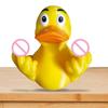 Mischief Little Duck Resin Decorations Desktop Ornaments Practical Joke Duck Toy Sculptures Animal Figures Car Interior Decor