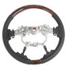 Volante Idro Dip Pelle Perforata Ricambio Per Land Cruiser J200 Restyling 2016 al 2021 Venatura Legno