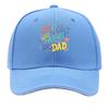Colorful Daddy Love Girl Typography Sandwich Baseball Cap Sun Cap Outdoor Workouts Hat