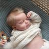 Lifelike Cuddly Bebe Newborn Doll LouLou 19 Inch Full Body Silicone Reborn Baby Doll Multiple Layers 3D Painting Skin Dress Up Doll Kids Playmate Toys
