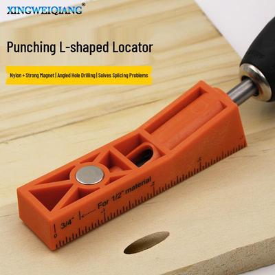 Woodworking Drilling and Angled Hole Punch Locator