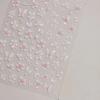 White Flower Petal Cherry Blossom Peach Blossom Falling Petal Floral Gradient 5D Self Adhesive Nail Art Sticker Manicure Decals