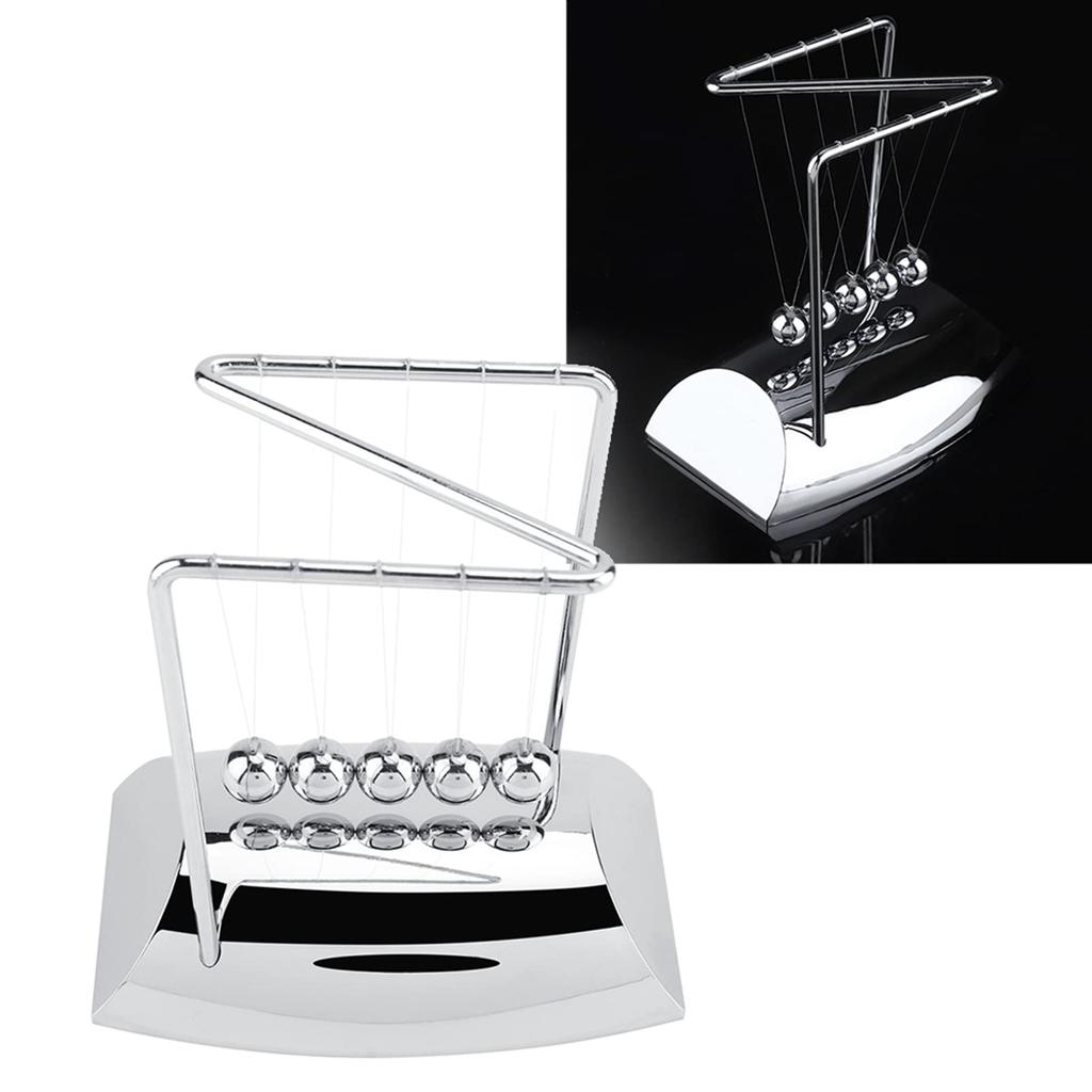 Cradle Balance Steel Ball Physics Science Pendulum Ornament Toy Desk Newton's