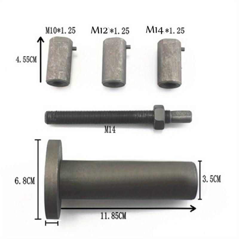 Motorcycle Crankshaft Tool M10 M14 Steel Heavy Duty Motorcycle Specialty Tool Easy Installation Stable Performance
