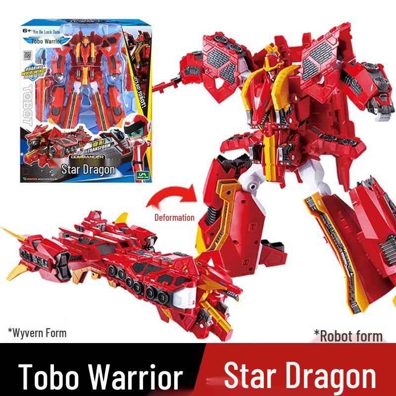Tobot Warriors Transforming Car Robot Toy - Galaxy Detectives Sonic Thunder for Boys