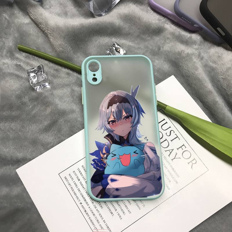 

Eula Genshin Impact game чехол для телефона матовый прозрачный для iphone 7 8 11 12 13 plus mini x xs xr pro max чехол iphone 13 mini