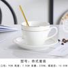 Ceramic coffee cup set handpainted goldpainted English cup saucer hotel coffee milk tea cup
