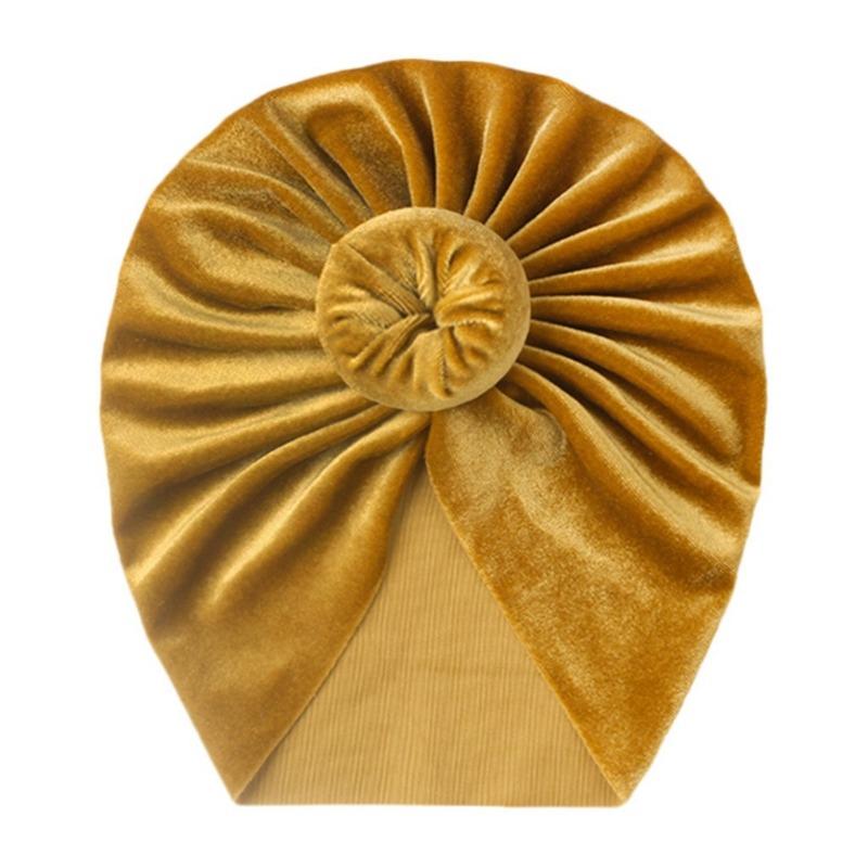 

Новая детская шапка-бини однотонная, милая детская шапка-пуловер с пончиком, детская шапка