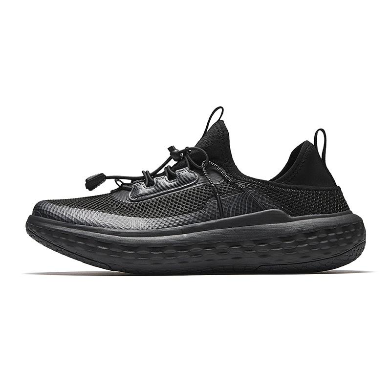 

Anta Casual Comfortable Daily Commuting Wear Resistant Shock Absorbing Low Top Lifestyle Shoes Men sneakers Basic-Black 112628866-1 40