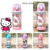 Creative Sanrio 450ml Kids Water Bottle With Straw Hello Kitty Cinnamoroll Kuromi And Melody Styles