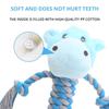 1pc Pet Dog Toy Interactive Squeak Molar Plush Toy Animal Shaped for Dogs Fit for Pet Funny Durable Chew Toy Pets Supplies