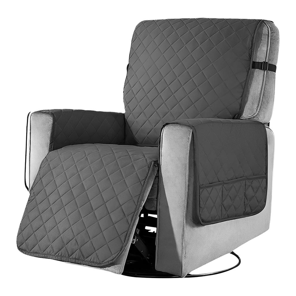 Anti-slip Recliner Chair Cover Waterproof Armchair Slipcovers Lazy Coushion With Pocket Elastic Strap Living Room Home
