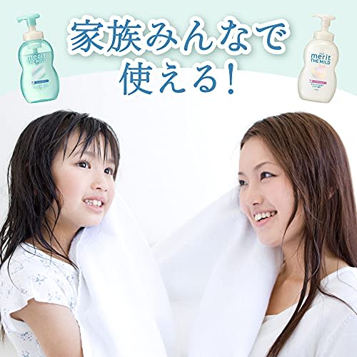 Merit The Mild Foam Conditioner Pump (540ML) Comes out as foam from the beginning.Weakly acidic like hair and scalp.