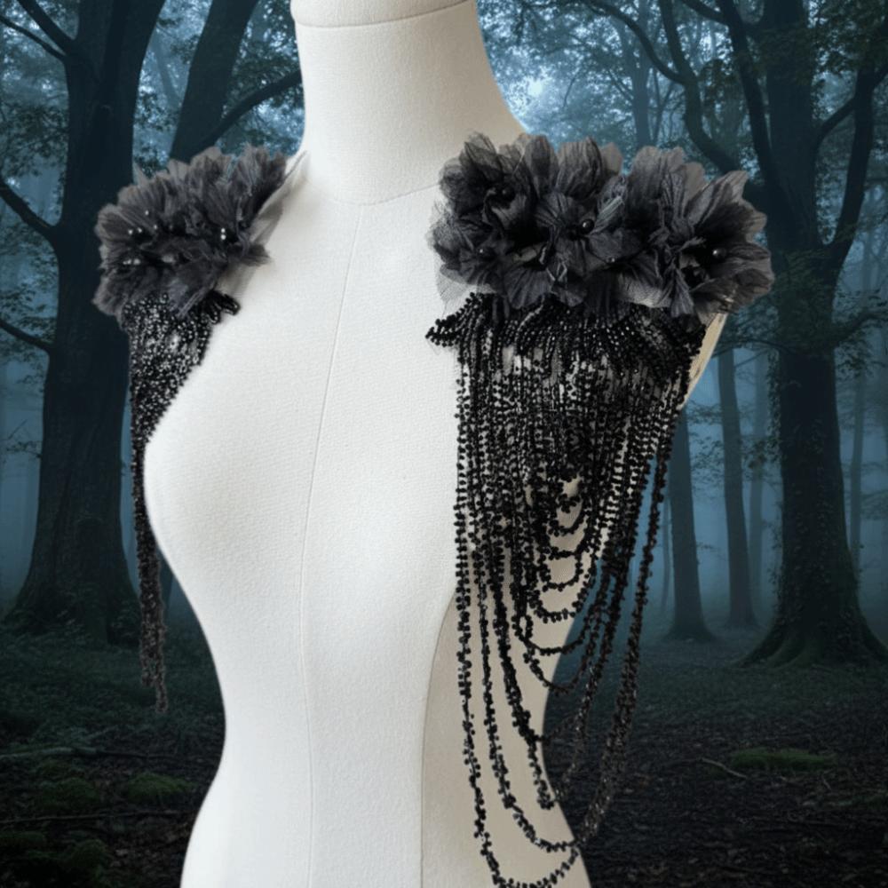 Gorgeous Design Nail Bead Tassel Decoration Luxury Fashion Shoulder Tassel Delicate Shoulder Adornment Evening Gown