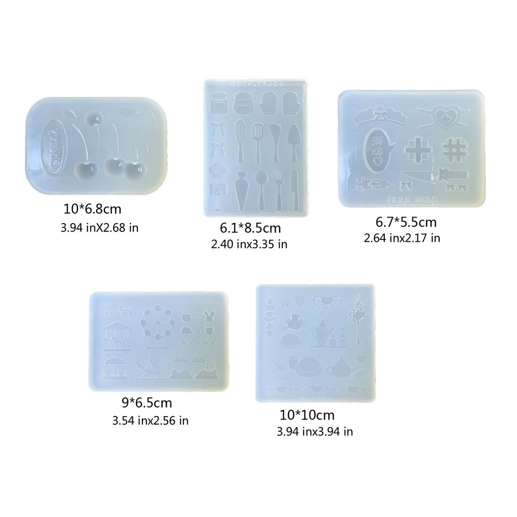 Versatile Silicone Molds Nonstick Candy Shaping Tools Kitchen Gadgets for Chocolates and Jellies Jewelry Accessories