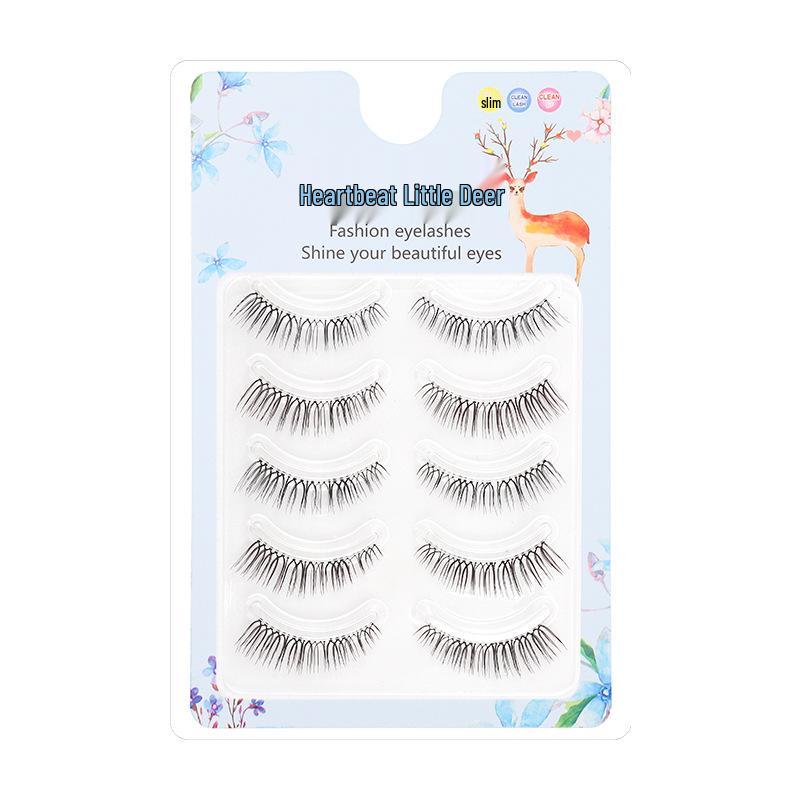 

Natural 3D Transparent Band Anime False Eyelashes for Eye Makeup