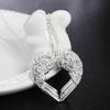 Angel wings heart Pendant   Copper Necklace For Women Popular s Christmas gift fashion party Wedding Jewelry