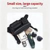 Splashproof Fishing Chest Bag with Reflective Strips Outdoor Fishing Travel Sports Bags Chest Pack for Men Women Portable
