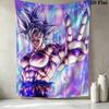 Dragon Ball Super Wall Tapestry Aesthetic Wall Hanging Printed Fabric Blanket Decorative Tapestries For Bedroom Living Room Home Decor