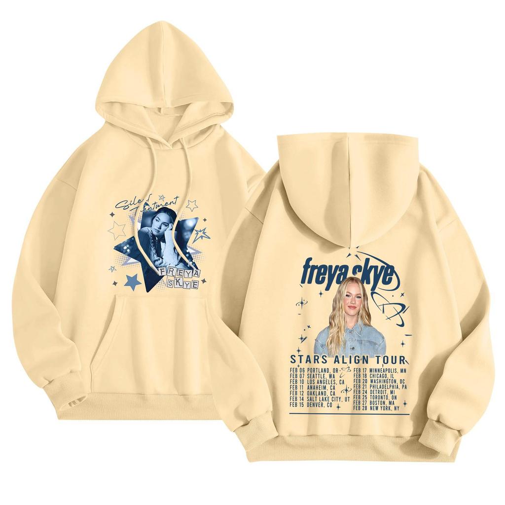 Unisex Fashion Lightweight Long Sleeve Pullover With Pockets Printed Hoodie