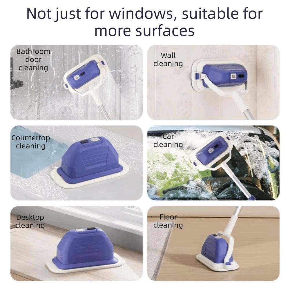 Detachable Head Handheld Window Cleaner Cordless Cordless Window Cleaner Glass Washer Car Window