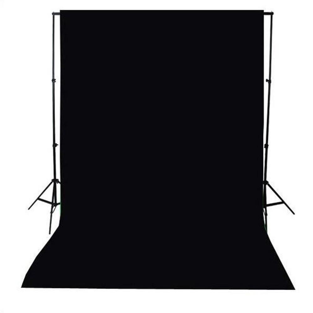

Professional Black Screen Chroma Key Photography Background With Nonwoven Fabric For Clear Reflection Absorption And Seamless Finish 90*150cm/3*5Ft чорний