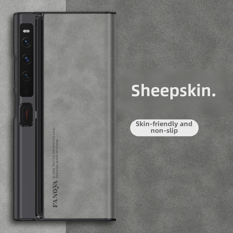 Huawei Mate XS2 Sheepskin Protective Case - Full Coverage Folding Screen Anti-Fall Cover for 5G Mobile.