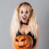 Horrible Top Knot Headband Festival Wear Ghost Print Hairband Pumpkin Head Headband  Trick or Treat