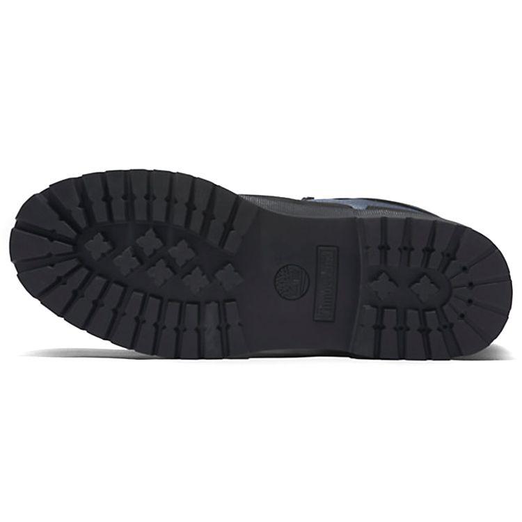Timberland Heritage Series Rubber-Toe Leather Durable Short Outdoor Boots Men boots Black Gray A5QCZ001