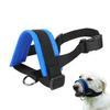 Dog Muzzle Adjustable Loop Nylon Mouth Guard Breathable Anti Barking Biting Chewing Muzzle with Reflective Straps for Small Medium Large Dog