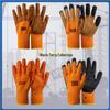 Thickened Terry Foam-Dipped Work Gloves: Warm, Protective, and Coated for Construction