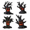 Copac înfricoșător înfricoșător Horror Față de copac Demon Figurină Ornament de masă Decor interior în aer liber de Halloween pentru petrecere bântuită