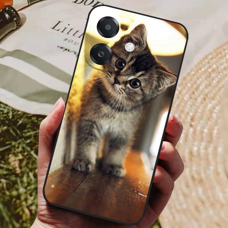 Para OPPO A3 A3x Funda Lujosa Cubierta Trasera de Silicona Funda de Teléfono para OPPO A3x 4G 5G Fundas A 3 3x Parachoques Suaves Coque A60 5G Lindas Capas