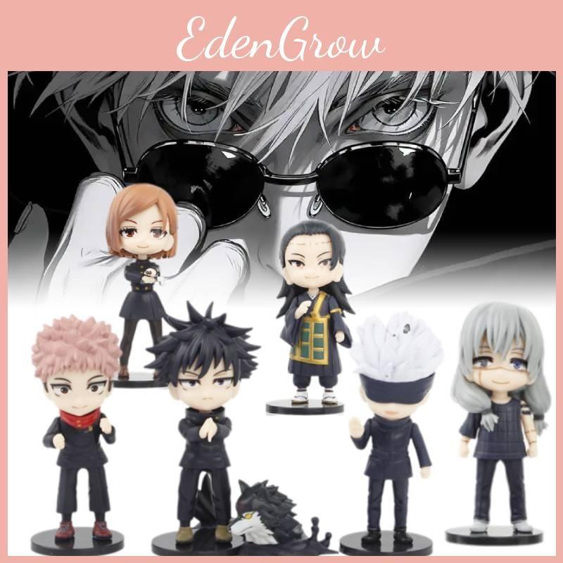 Kaisen Jujutsu 6pcs Figurine Anime Model Cake Ornament Festival Garnish Xmas