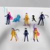 5-18pcs/Set Kpop Demon Hunters Action Figure Toy Derpys Tiger Rumi Mira Zoey Sussy Figurine Doll For Fans Gifts