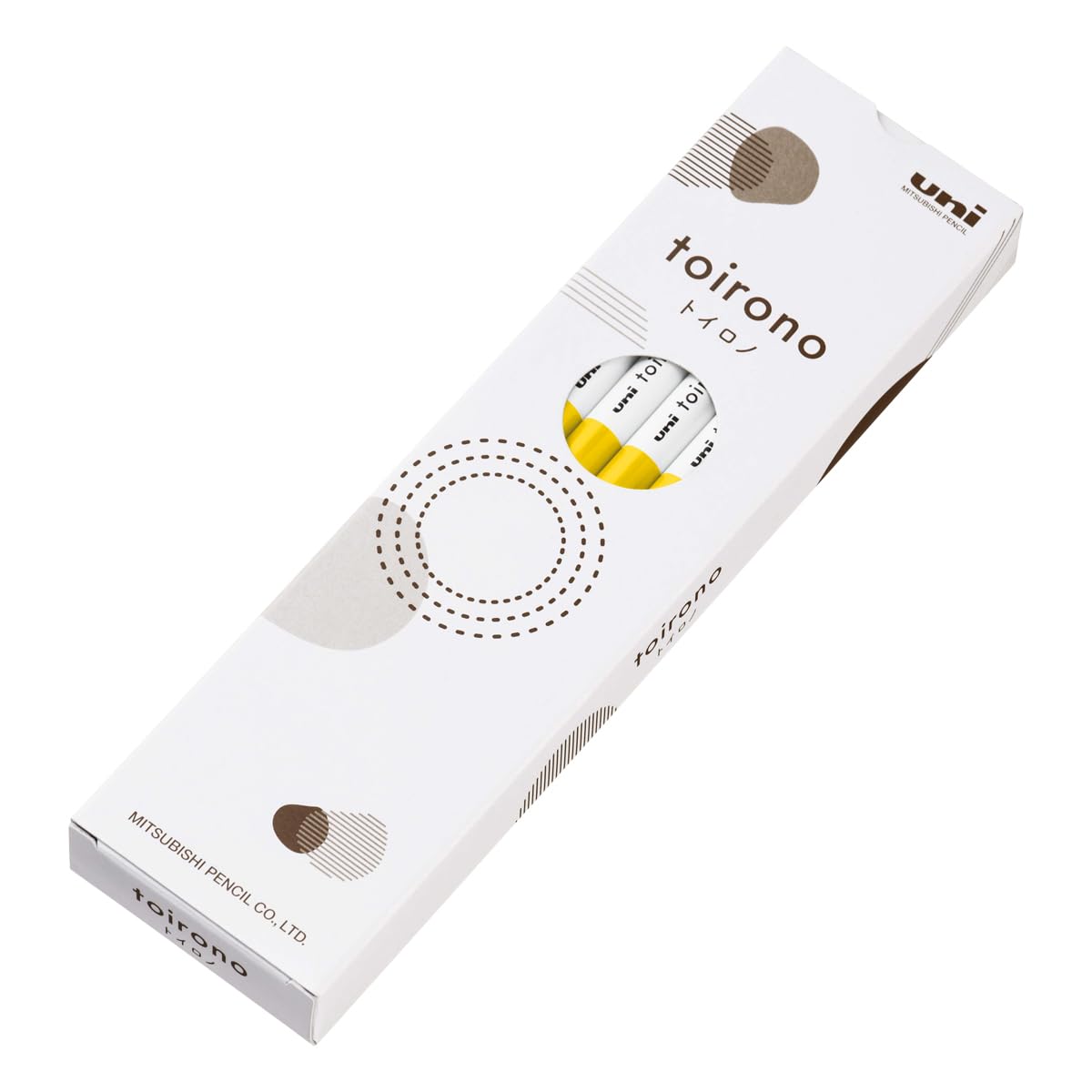 

Mitsubishi Pencil Toirono Colored 1 Chrome Pencils, Dozen, Yellow, TR.1071D
