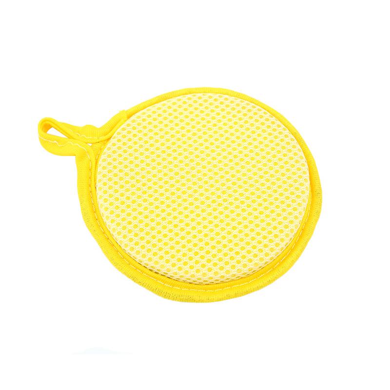 Double-Sided Non-Stick Oil Cleaning Sponge Pad for Kitchen Dishwashing and Scouring