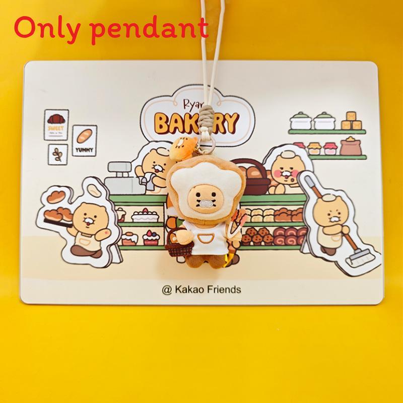 Kakao Friends Choonsik Toast Doughnut Baking Series Plush Doll Pendant Toy