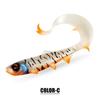 Spinpoler Firebomb Soft Swimbait 17.5cm 22cm Fishing Lure Long Wavy Tail Big Pike Bait Grub Seductive Swimming Action Rig Jig