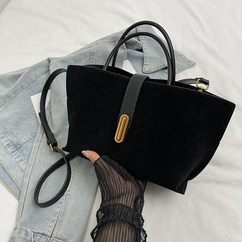 Large capacity handbag women's 2025 new retro versatile commuter tote bag fashion messenger bag