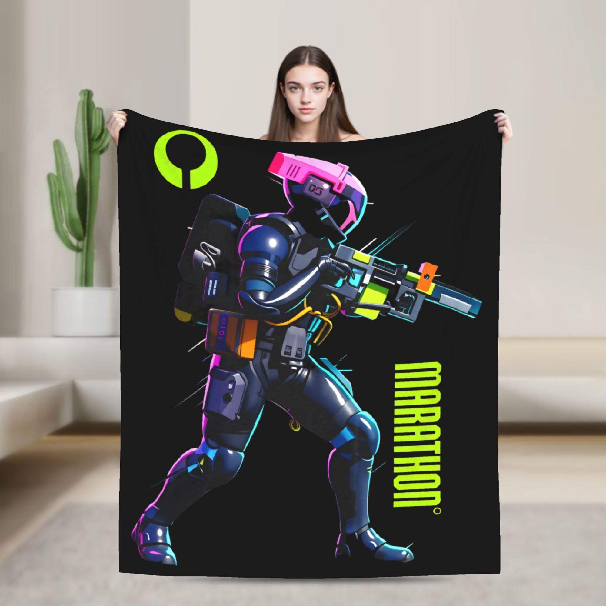 

Game Marathon Accessories Fashion Blanket Warm Cozy Fluffy Throw Fashion Blankets for Sofa es Multiple Sizes Bedding Throws 100x150cm
