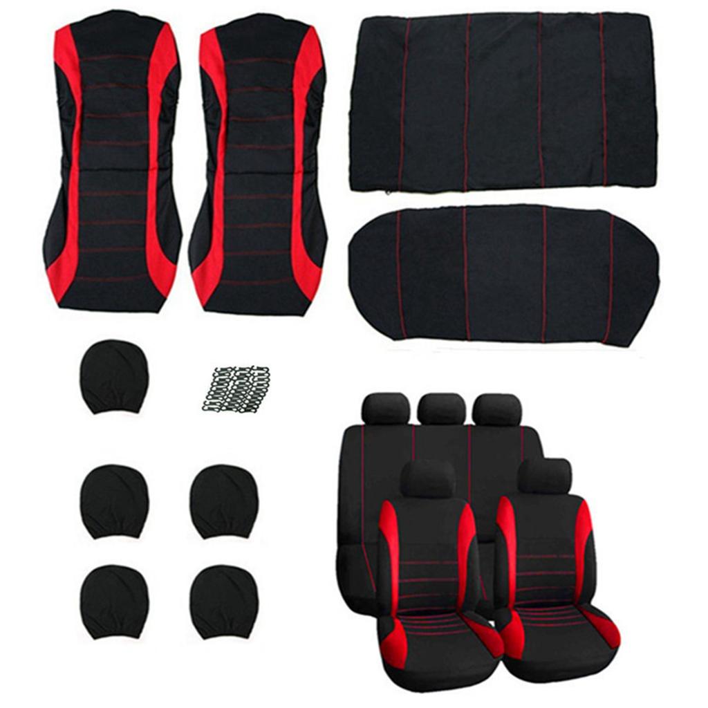Car for Seat Cover Breathable Cotton Fabric Auto Cushion Mat Protector Universal