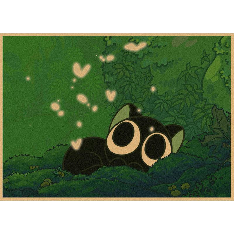 Luo Xiaohei Anime Retro Poster - Decorative Wall Art for Cafe, Bar, or Restaurant