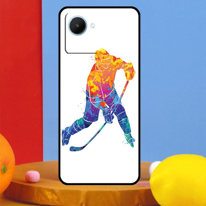Ice Hockey For Realme 15 Pro 13 12 11 10 14 Pro Plus C65 C67 C63 C61 C55 C51 C53 C35 C75 GT6 GT7 Case