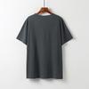 Summer thin linen short-sleeved T-shirt set men's Chinese cotton and linen half-sleeved top retro trend V-neck t-shirt